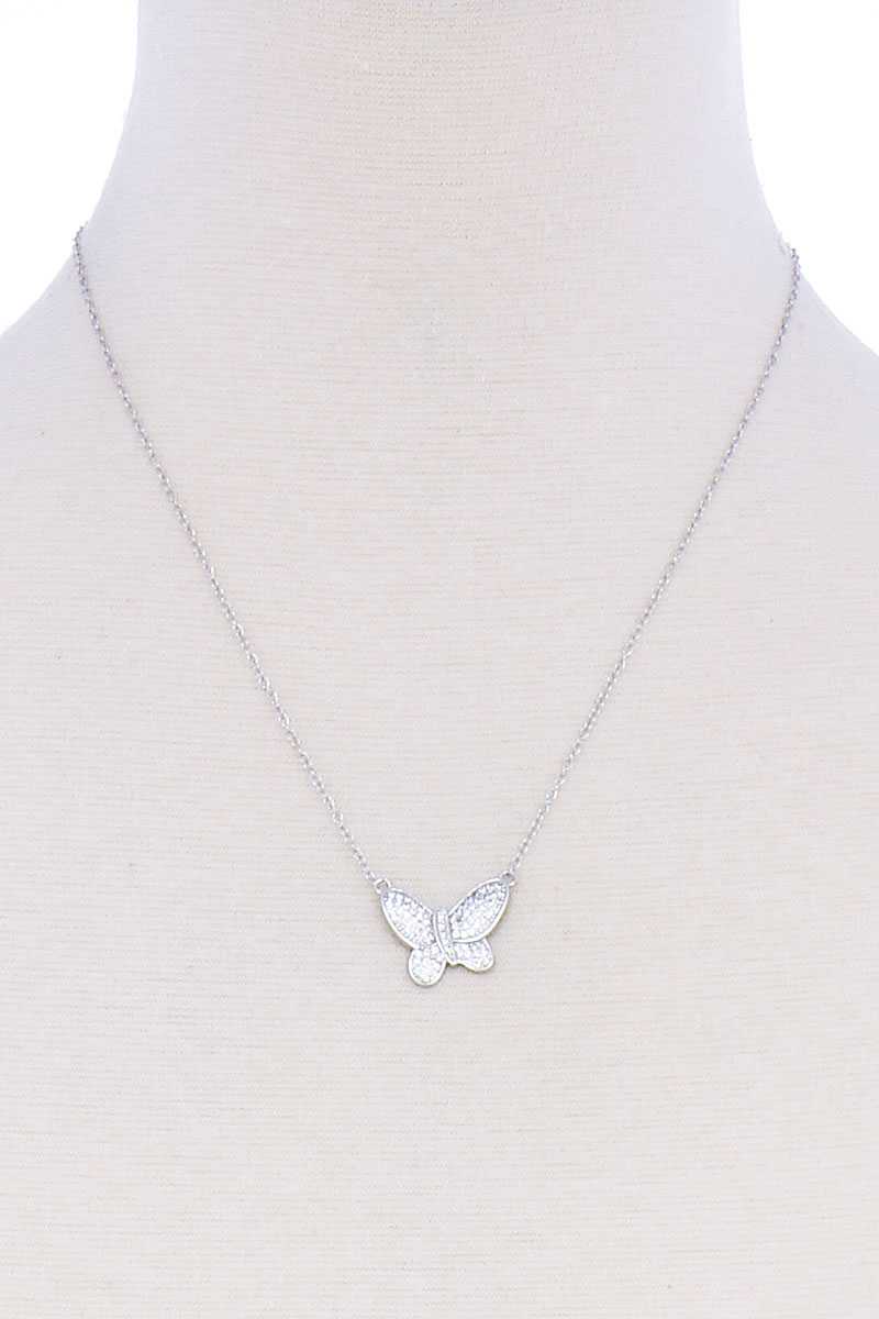 Cute Butterfly Chic Necklace - K I T S H O P 