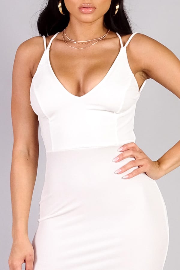Showstopper, Sexy Crossover Strap Dress - K I T S H O P 