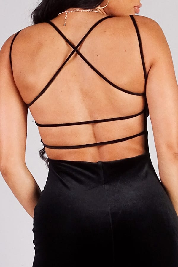 Showstopper, Sexy Crossover Strap Dress - K I T S H O P 