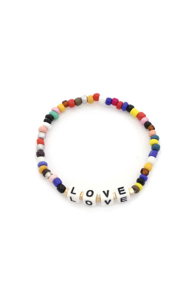 Mama Quote Beaded Stretch Bracelet - Keep It Tees Shop
