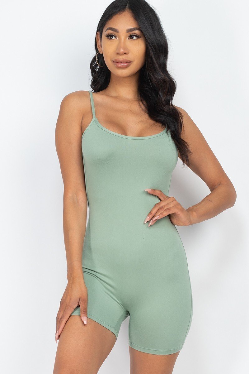 Sexy Backless Cami Romper - K I T S H O P 