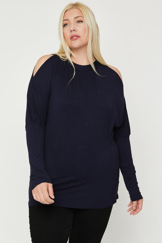 Long Sleeves Solid Top - K I T S H O P 