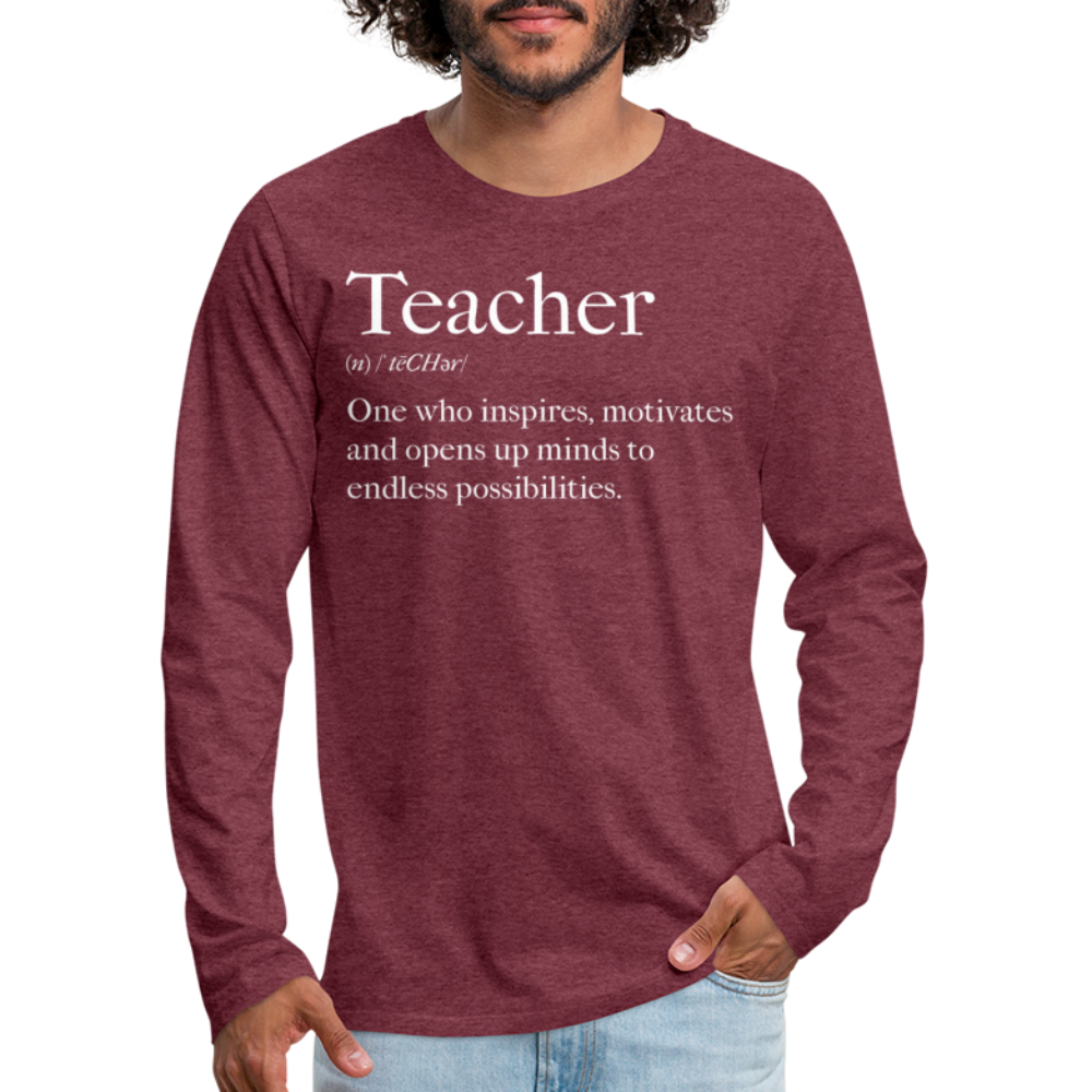 Mens Shirt - Long Sleeve Graphic Tee / Teachers Inspire